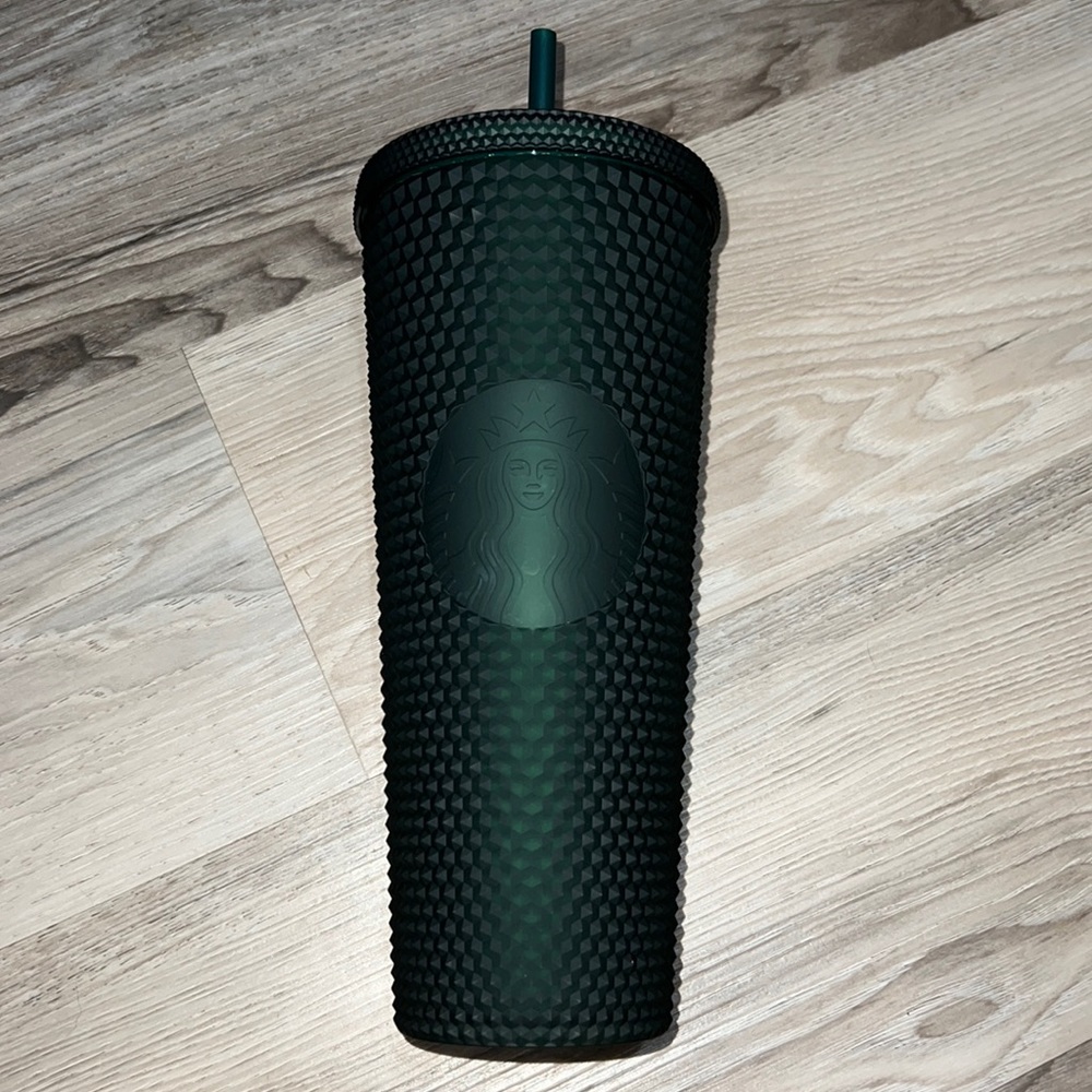 Dark green 24oz Starbucks cup New